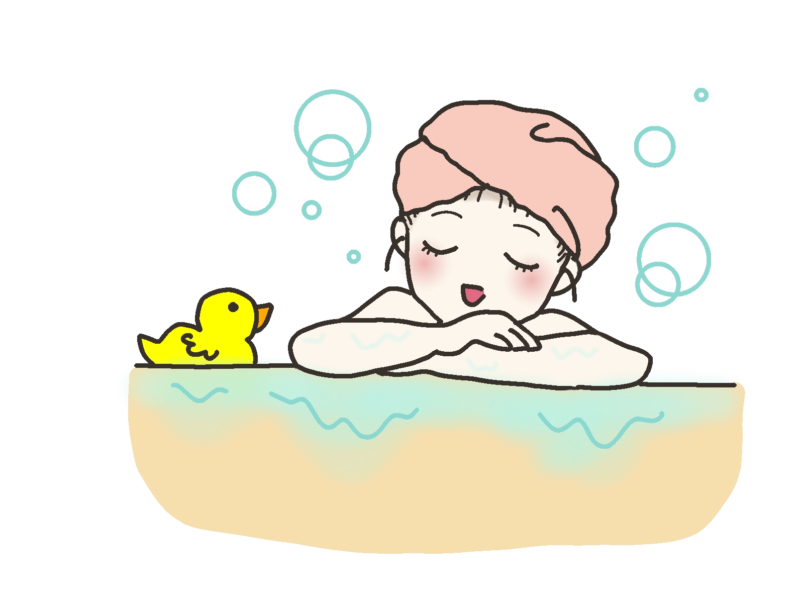 妊娠しやすい体づくりのため、湯船につかり、体を温め、リラックス効果を高めることが大切です。
